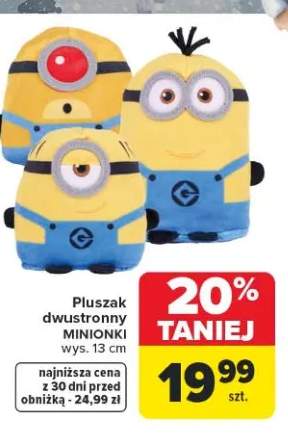 Pluszak dwustronny Minionki wys. 13cm