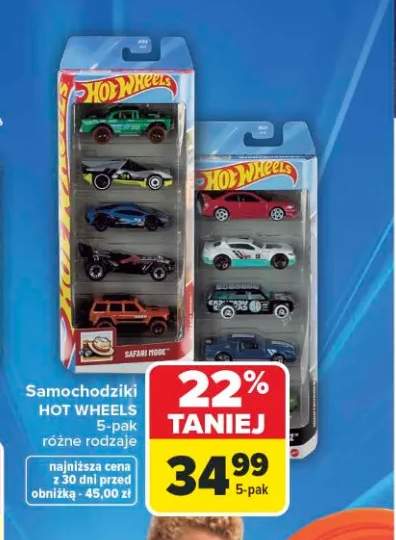 Samochodziki Hot Wheels 5-pak