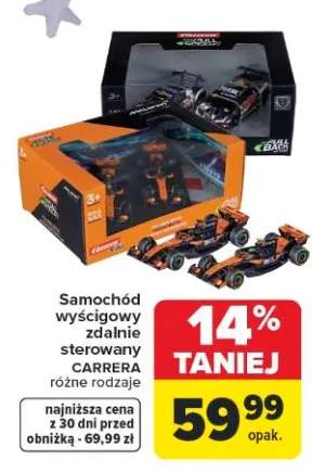 Samochód wyścigowy zdalnie sterowany CARRERA