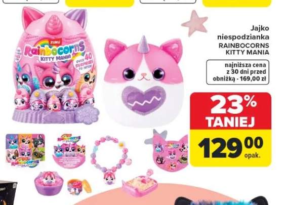 Jajko niespodzianka RAINBOCORNS KITTY MANIA
