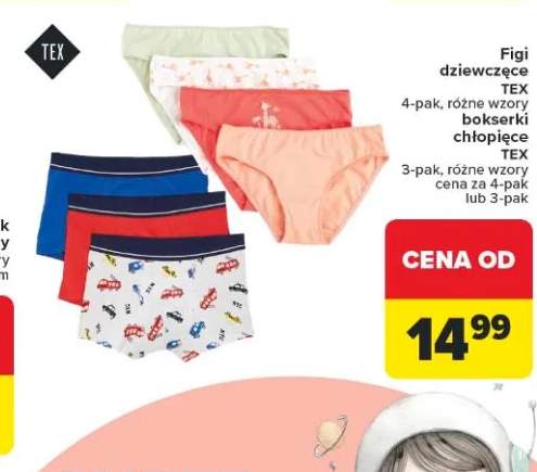 Bokserki chłopięce TEX 3-pak