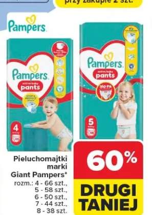 Pieluchomajtki Pampers active baby pants
