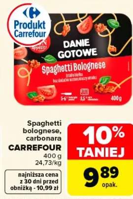 Spaghetti carbonara Carrefour