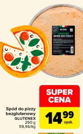 Spód do pizzy bezglutenowy GLUTENEX