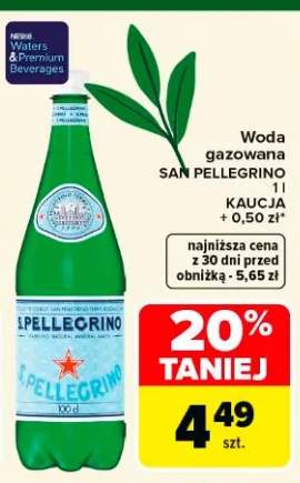 Woda gazowana SAN PELLEGRINO