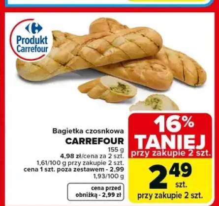 Bagietka czosnkowa CARREFOUR
