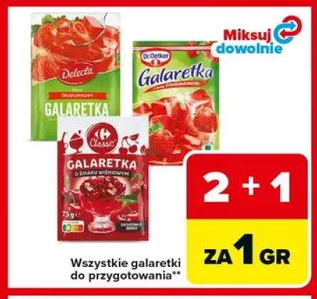 Galaretka o smaku truskawkowym Dr. Oetker