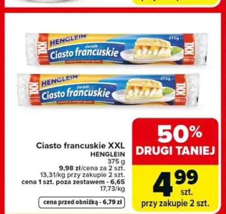 Ciasto francuskie XXL HENGLEIN