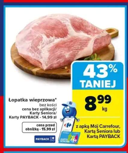 Łopatka wieprzowa bez kości