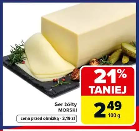 Ser żółty Morski