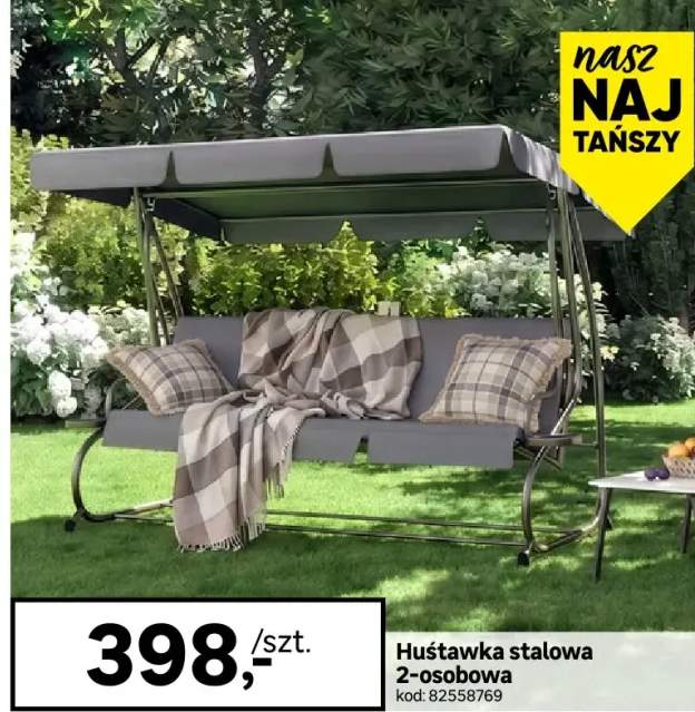 huśtawka ogrodowa