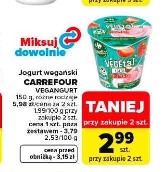 Jogurt wegański Vegangurt Carrefour