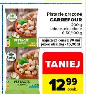Pistacje prażone solone Carrefour