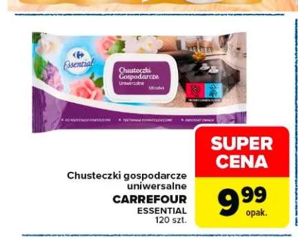 Chusteczki gospodarcze uniwersalne CARREFOUR ESSENTIAL