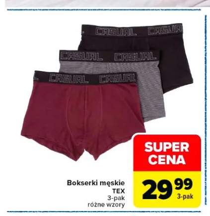 Bokserki męskie TEX 3-pak