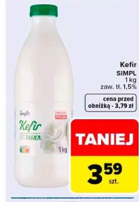 Kefir SIMPL zaw. tł. 1,5%