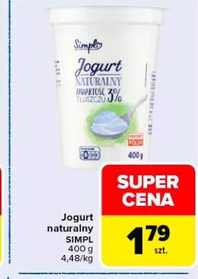 Jogurt naturalny SIMPL