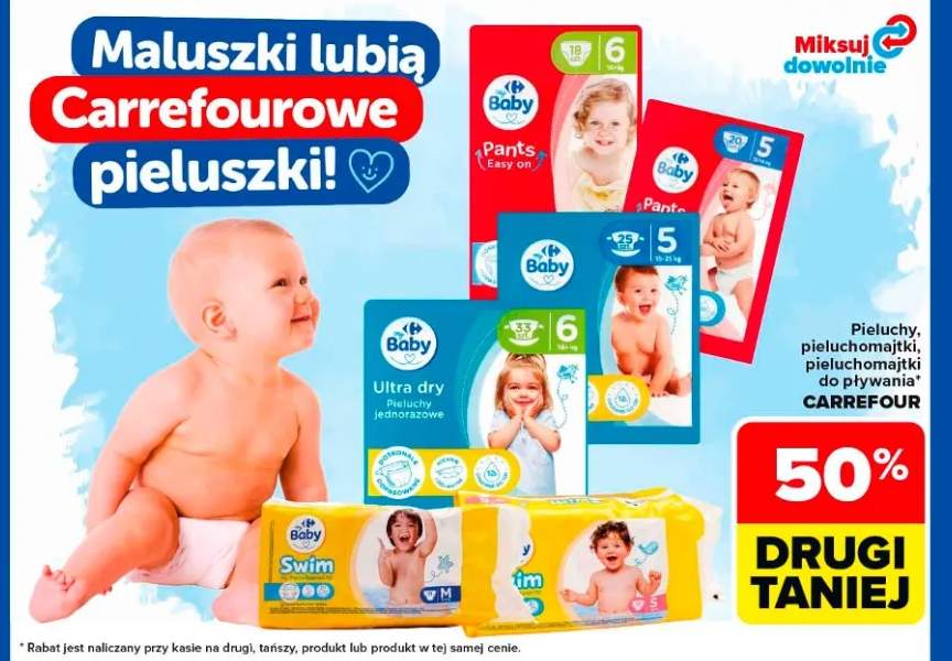 Pieluchomajtki Carrefour