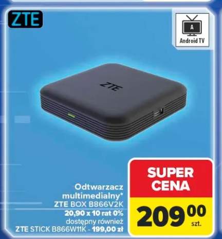 Odtwarzacz multimedialny ZTE BOX B866V2K