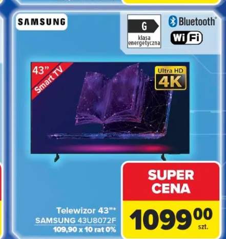 Telewizor 43" SAMSUNG 43U8072F