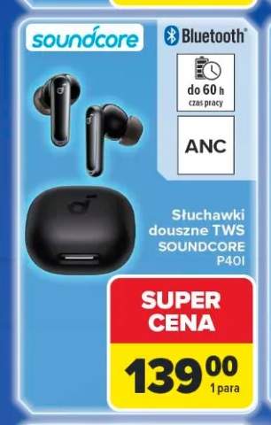 Słuchawki douszne TWS SOUNDCORE P40I
