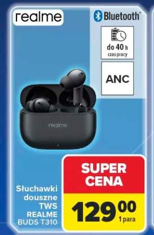 Słuchawki douszne TWS REALME BUDS T310