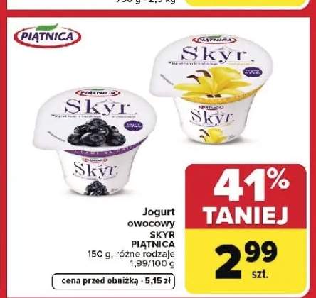 Jogurt owocowy Skyr Piątnica