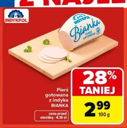 Pierś gotowana z indyka Indykpol Bianka