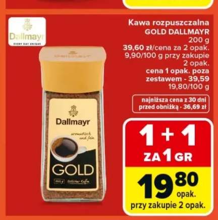 Kawa rozpuszczalna Dallmayr Gold