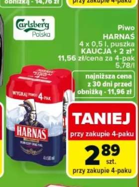 Piwo Harnaś 4-pak 0,5l