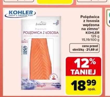 Polędwica z łososia wędzona na zimno KOHLER