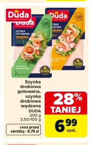 Szynka drobiowa gotowana Duda