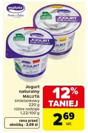 Jogurt naturalny MALUTA śmietankowy