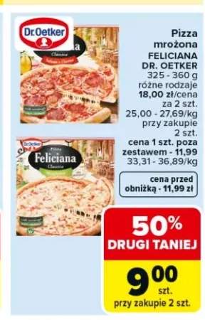 Pizza mrożona Feliciana DR. OETKER Classica