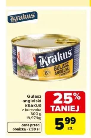 Gulasz angielski z kurczaka Krakus