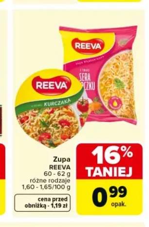 Zupa błyskawiczna o smaku kurczaka Reeva
