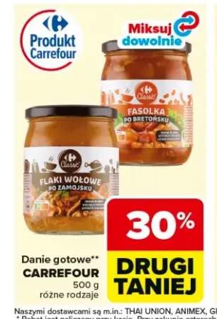 Danie gotowe Fasolka po bretońsku Carrefour
