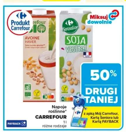 Napój roślinny Carrefour Avoine Haver