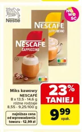 Miks kawowy Nescafe Cappuccino 8-pak