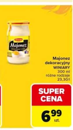 Majonez dekoracyjny Winiary