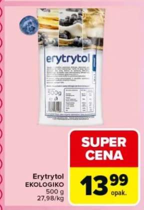 Erytrytol Ekologiko