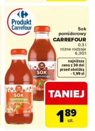 Sok pomidorowy Carrefour