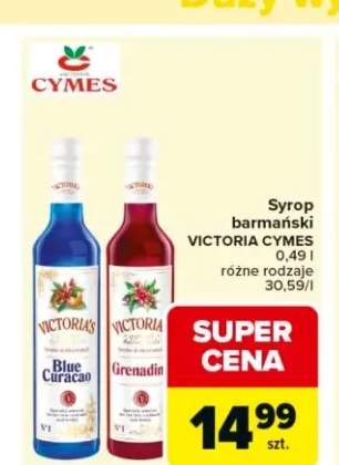 Syrop barmański VICTORIA CYMES Blue Curacao