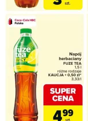 Napój herbaciany FUZE TEA Juicy