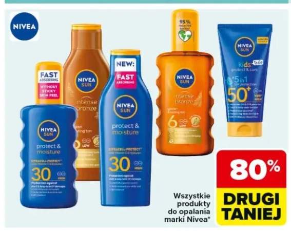 Produkty do opalania NIVEA