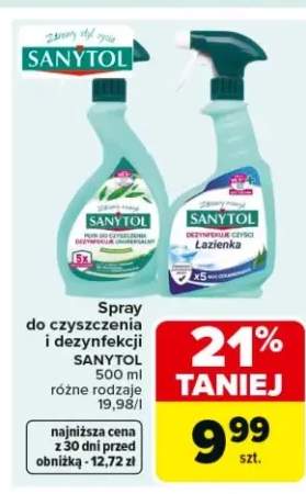 Spray do czyszczenia i dezynfekcji Sanytol Uniwersalny