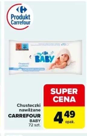 Chusteczki nawilżane CARREFOUR BABY