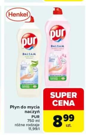 Płyn do mycia naczyń Pur Balsam Aloe Vera