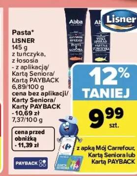 Pasta LISNER z tuńczyka