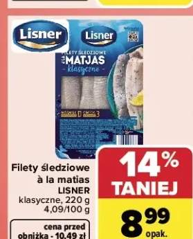 Filety śledziowe à la matias klasyczne LISNER